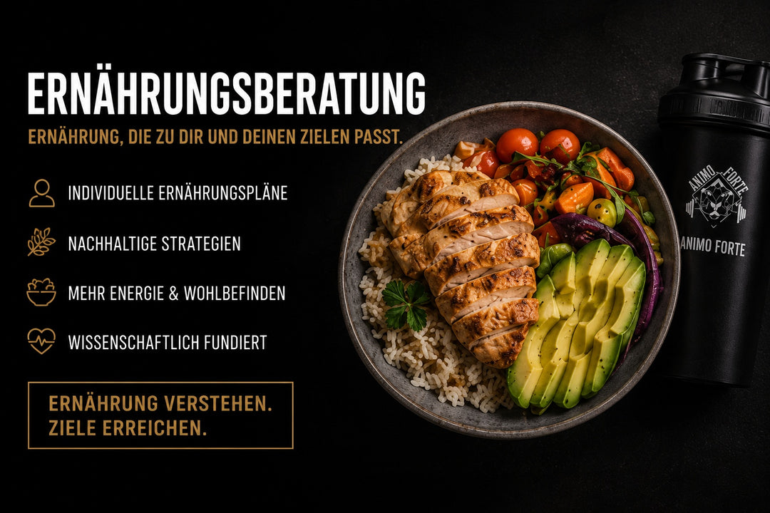 Bild für die Ernährungsberatung auf der Webseite von Animo Forte in Braunschweig.