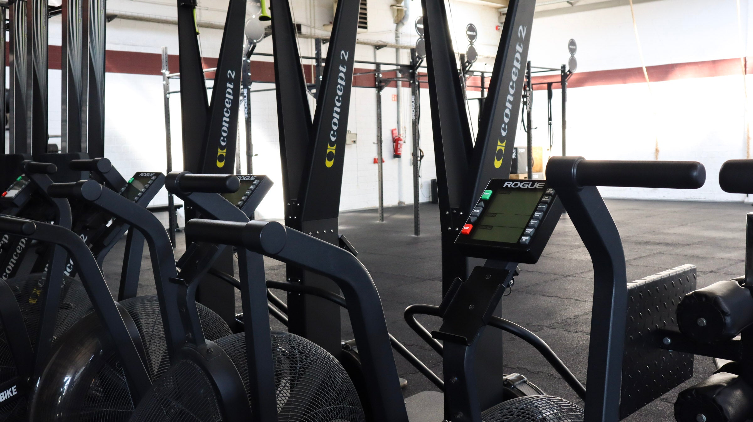 Blick auf die Freifläche bei Animo Forte, HYROX und Fitness in Braunschweig